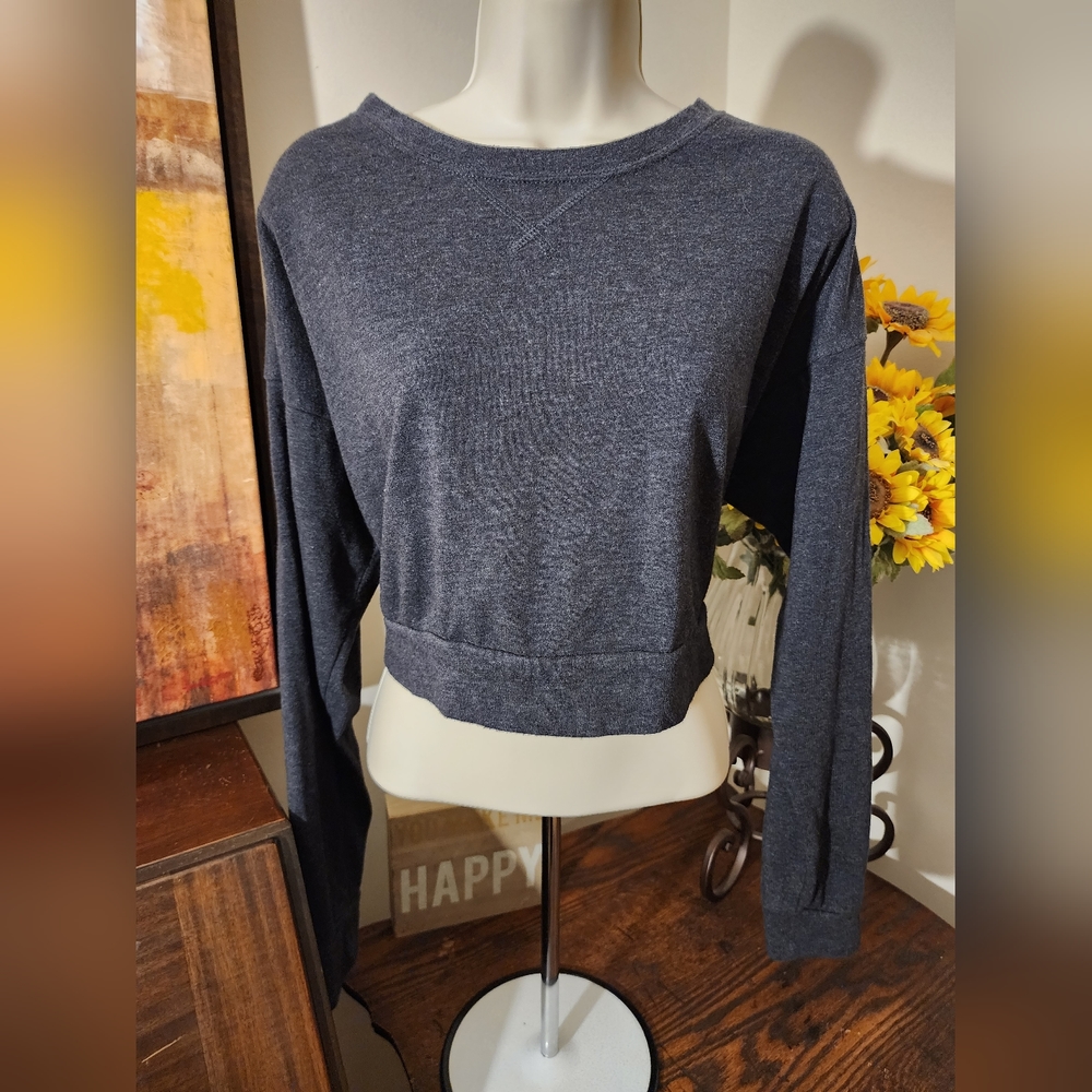 H&M Long Sleeve Crop Top